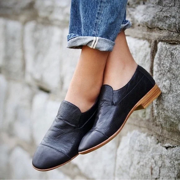 πBLK JEFFERY CAMPBELL SLIP ON LOAFERS!ππ΄ - Picture 1 of 6